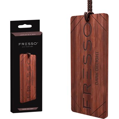 Závesná vôňa v dreve Fresso Dark Delight Wooden Hanger Závesná vôňa v dreve Fresso Dark Delight Wooden Hanger