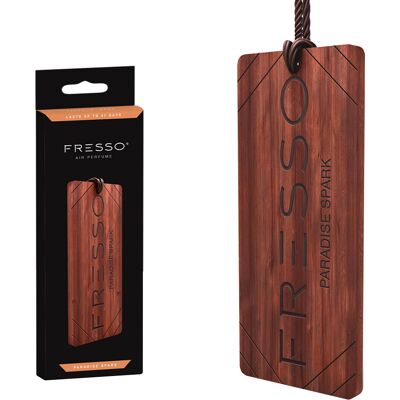 Závesná vôňa v dreve Fresso Paradise Spark Wooden Hanger Závesná vôňa v dreve Fresso Paradise Spark Wooden Hanger