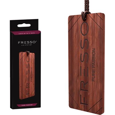 Závesná vôňa v dreve Fresso Pure Passion Wooden Hanger Závesná vôňa v dreve Fresso Pure Passion Wooden Hanger