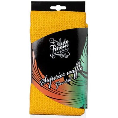 Mikrovláknová utierka na okná Auto Finesse Superior Waffle Glass Cloth Mikrovláknová utierka na okná Auto Finesse Superior Waffle Glass Cloth