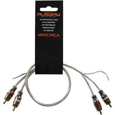 RCA kábel Musway MW0.5RCA RCA kábel Musway MW0.5RCA