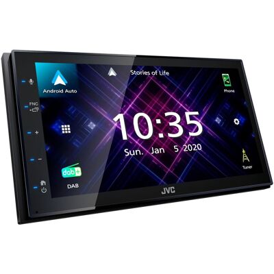 2DIN autorádio bez CD mechaniky JVC KW-M565DBT 2DIN autorádio bez CD mechaniky JVC KW-M565DBT