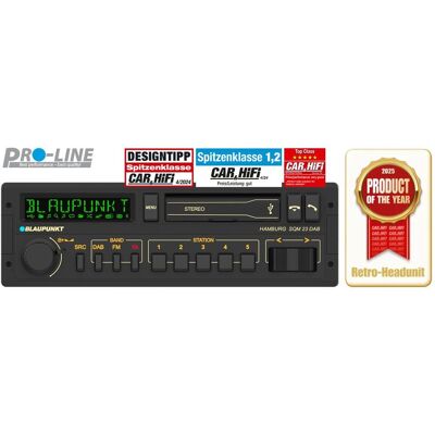 Retro autorádio Blaupunkt Hamburg SQM 23 DAB Retro autorádio Blaupunkt Hamburg SQM 23 DAB