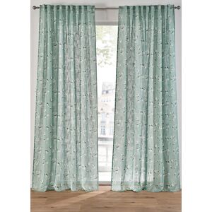 bonprix Záves z recyklovaného polyesteru s kvetovanou potlačou (1 ks v balení) D/Š: 225/135 cm unisex bonprix Záves z recyklovaného polyesteru s kvetovanou potlačou (1 ks v balení) D/Š: 225/135 cm unisex
