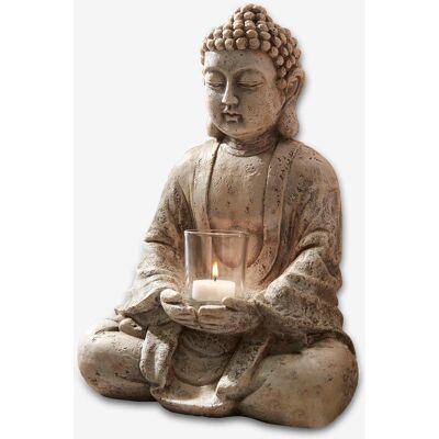 bonprix Dekoratívny Budha so svietnikom 26/355/185 cm unisex bonprix Dekoratívny Budha so svietnikom 26/355/185 cm unisex