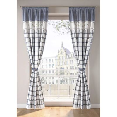 bonprix Bio bavlnený záves s dekoračnými úchytmi (1 ks) D/Š: 125/110 cm unisex bonprix Bio bavlnený záves s dekoračnými úchytmi (1 ks) D/Š: 125/110 cm unisex