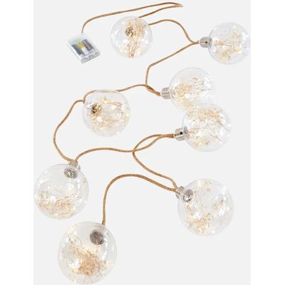 bonprix LED svetelné reťaze, 8 gulí s usušenými kvetami 0 unisex bonprix LED svetelné reťaze, 8 gulí s usušenými kvetami 0 unisex