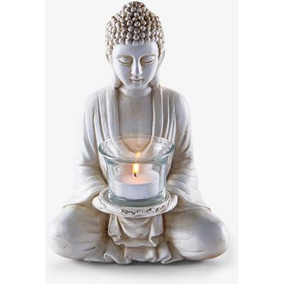bonprix "Svietnik ""Buddha"" s čajovou sviečkou" 155/22/10 cm unisex bonprix "Svietnik ""Buddha"" s čajovou sviečkou" 155/22/10 cm unisex