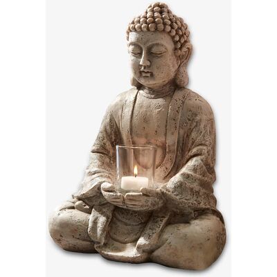 bonprix Dekoratívny Budha so svietnikom 26/355/185 cm unisex bonprix Dekoratívny Budha so svietnikom 26/355/185 cm unisex