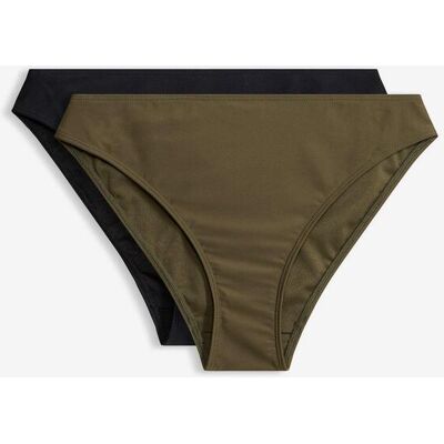 bonprix Bikinové nohavičky s vysokým výstrihmi (2 ks) 48 female bonprix Bikinové nohavičky s vysokým výstrihmi (2 ks) 48 female