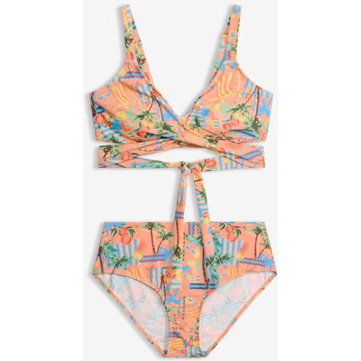 bonprix Bikiny bustier (2-dielne), v zavinovacom vzhľade 44 female bonprix Bikiny bustier (2-dielne), v zavinovacom vzhľade 44 female