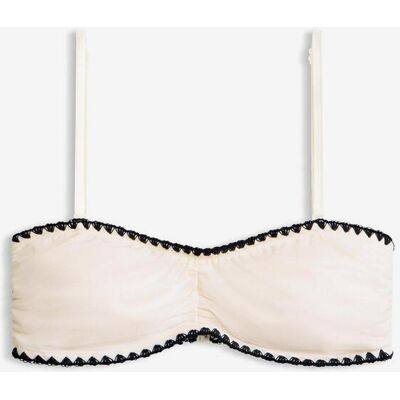 bonprix Bikinová podprsenka bandeau, s výšivkou 44 female bonprix Bikinová podprsenka bandeau, s výšivkou 44 female