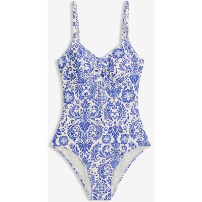 bonprix Jednodielne plavky s prestrihmi 50 female bonprix Jednodielne plavky s prestrihmi 50 female