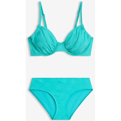 bonprix Bikiny s kosticami (2-dielne) so štruktúrou 38 (75) female bonprix Bikiny s kosticami (2-dielne) so štruktúrou 38 (75) female