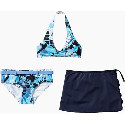bonprix Bikiny + sukňa na zaviazanie (3-dielna sada) 140/146 female bonprix Bikiny + sukňa na zaviazanie (3-dielna sada) 140/146 female