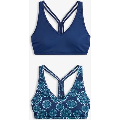 bonprix Bikinový top so športovým spracovaním na chrbáte (2 ks v balení) 38 female bonprix Bikinový top so športovým spracovaním na chrbáte (2 ks v balení) 38 female