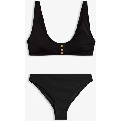 bonprix Bikiny (2-dielne) s gombičkovým detailom 46 female bonprix Bikiny (2-dielne) s gombičkovým detailom 46 female