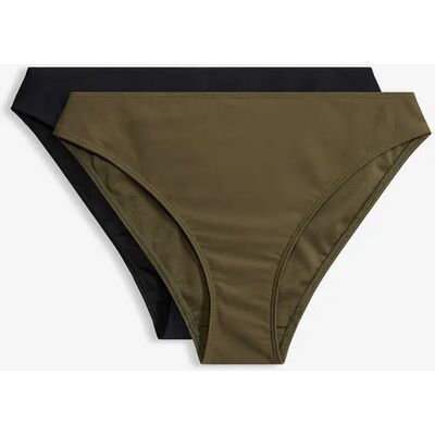 bonprix Bikinové nohavičky s vysokým výstrihmi (2 ks) 40 female bonprix Bikinové nohavičky s vysokým výstrihmi (2 ks) 40 female