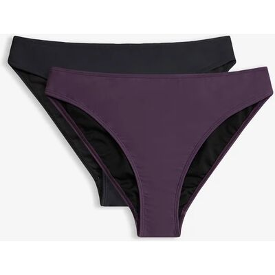 bonprix Bikinové nohavičky s vysokým výstrihmi (2 ks) 44 female bonprix Bikinové nohavičky s vysokým výstrihmi (2 ks) 44 female