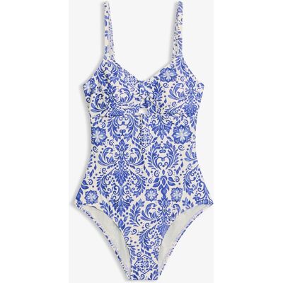 bonprix Jednodielne plavky s prestrihmi 40 female bonprix Jednodielne plavky s prestrihmi 40 female
