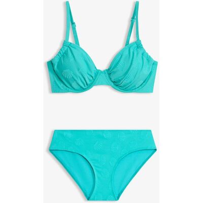 bonprix Bikiny s kosticami (2-dielne) so štruktúrou 46 (90) female bonprix Bikiny s kosticami (2-dielne) so štruktúrou 46 (90) female