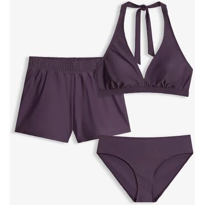 bonprix Bikiny s kúpacími šortkami (3-dielna sada) 44 female bonprix Bikiny s kúpacími šortkami (3-dielna sada) 44 female