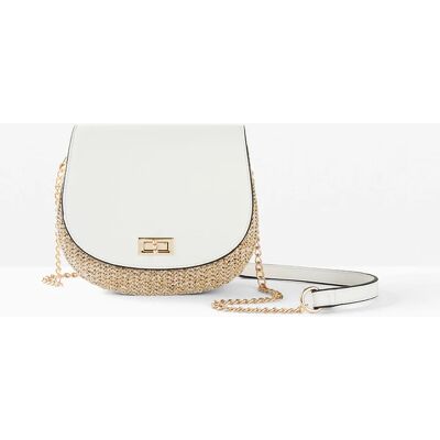 bonprix Kabelka Crossbody v slamenom vzhľade 0 female bonprix Kabelka Crossbody v slamenom vzhľade 0 female