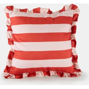 bonprix Pásikovaná obliečka na vankúš s volánom 40/40 cm unisex bonprix Pásikovaná obliečka na vankúš s volánom 40/40 cm unisex