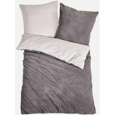 bonprix Obojstranná posteľná bielizeň, Casmere Touch, s vysokým/nízkym efektom 2x 80/80 cm 1x 200/200 cm unisex bonprix Obojstranná posteľná bielizeň, Casmere Touch, s vysokým/nízkym efektom 2x 80/80 cm 1x 200/200 cm unisex