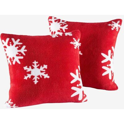 bonprix Obliečka na vankúš so snehovými vločkami (2 ks v balení) 2ks v balení poťah na vankúš 40/40 cm unisex bonprix Obliečka na vankúš so snehovými vločkami (2 ks v balení) 2ks v balení poťah na vankúš 40/40 cm unisex