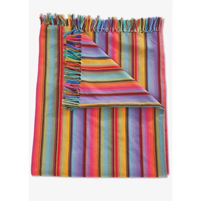 bonprix Pásikovaný prehoz jednolôžková posteľ s čelom pri nohách 140/210 cm unisex bonprix Pásikovaný prehoz jednolôžková posteľ s čelom pri nohách 140/210 cm unisex