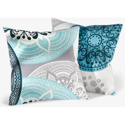 bonprix Obliečka na vankúš s ornamentami (2 ks v balení) 2ks v balení poťah na vankúš 40/40 cm unisex bonprix Obliečka na vankúš s ornamentami (2 ks v balení) 2ks v balení poťah na vankúš 40/40 cm unisex