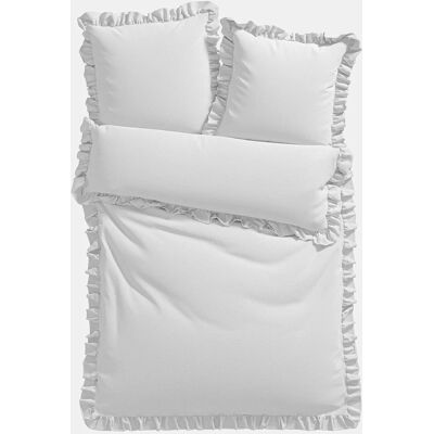 bonprix Posteľná bielizeň s volánmi 1x 80/80 cm 1x 135/200 cm unisex bonprix Posteľná bielizeň s volánmi 1x 80/80 cm 1x 135/200 cm unisex