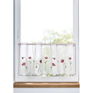 bonprix Vitrážková záclona s kvetovanou výšivkou D/Š: 60/144 cm unisex bonprix Vitrážková záclona s kvetovanou výšivkou D/Š: 60/144 cm unisex