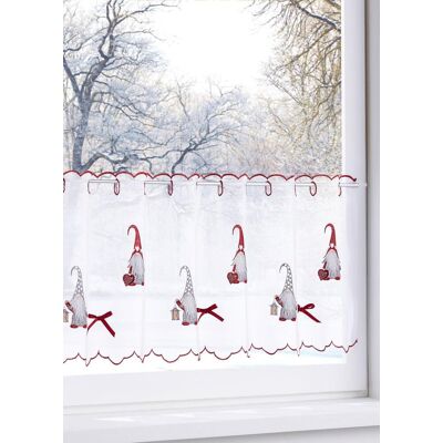bonprix Vitrážková záclona s vianočnou výšivkou D/Š: 45/120 cm unisex bonprix Vitrážková záclona s vianočnou výšivkou D/Š: 45/120 cm unisex