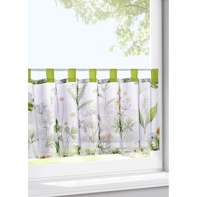 bonprix Vytrážkový záves s potlačou tráv, s recyklovaným polyesterom D/Š: 30/90 cm unisex bonprix Vytrážkový záves s potlačou tráv, s recyklovaným polyesterom D/Š: 30/90 cm unisex