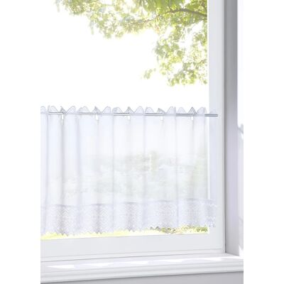 bonprix Vitrážková záclona s výšivkou D/Š: 60/120 cm unisex bonprix Vitrážková záclona s výšivkou D/Š: 60/120 cm unisex