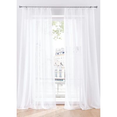 bonprix Záclona s jemnou štruktúrou, taktiež extra dlhá (1 ks) D/Š: 145/140 cm unisex bonprix Záclona s jemnou štruktúrou, taktiež extra dlhá (1 ks) D/Š: 145/140 cm unisex