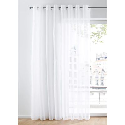 bonprix Záclona, recyklovaný polyester, jednofarebná D/Š: 120/300 cm unisex bonprix Záclona, recyklovaný polyester, jednofarebná D/Š: 120/300 cm unisex