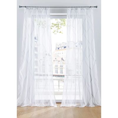 bonprix Záclona s vlnami, aj extra dlhá (1 ks) D/Š: 265/144 cm unisex bonprix Záclona s vlnami, aj extra dlhá (1 ks) D/Š: 265/144 cm unisex