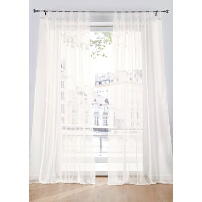 bonprix Záclona z ľahkého voálu (2 ks) D/Š: 225/150 cm unisex bonprix Záclona z ľahkého voálu (2 ks) D/Š: 225/150 cm unisex