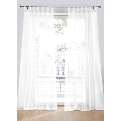 bonprix Záclona z ľahkého voálu (2 ks) D/Š: 265/150 cm unisex bonprix Záclona z ľahkého voálu (2 ks) D/Š: 265/150 cm unisex