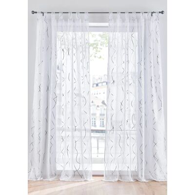 bonprix Záclona s lesklou potlačou s recyklovaným polyesterom (1 ks v balení) D/Š: 225/140 cm unisex bonprix Záclona s lesklou potlačou s recyklovaným polyesterom (1 ks v balení) D/Š: 225/140 cm unisex