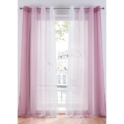 bonprix Záclona z ľahkého volálu, aj extradlhý (2 ks) D/Š: 265/144 cm unisex bonprix Záclona z ľahkého volálu, aj extradlhý (2 ks) D/Š: 265/144 cm unisex