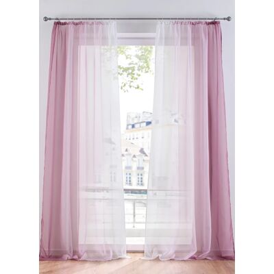 bonprix Záclona z ľahkého volálu, aj extra dlhá (2 ks) D/Š: 175/144 cm unisex bonprix Záclona z ľahkého volálu, aj extra dlhá (2 ks) D/Š: 175/144 cm unisex