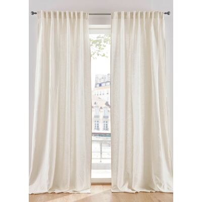 bonprix Bavlnený záves s plátnom (1 ks) D/Š: 225/140 cm unisex bonprix Bavlnený záves s plátnom (1 ks) D/Š: 225/140 cm unisex