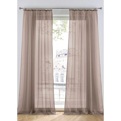 bonprix Záclona z ľahkého voálu (1 ks) D/Š: 295/140 cm unisex bonprix Záclona z ľahkého voálu (1 ks) D/Š: 295/140 cm unisex