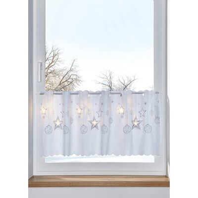 bonprix LED vitrážková záclona so zimnou potlačou D/Š: 30/85 cm unisex bonprix LED vitrážková záclona so zimnou potlačou D/Š: 30/85 cm unisex