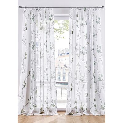 bonprix Záclona z ľahkého voálu (1 ks) D/Š: 145/144 cm unisex bonprix Záclona z ľahkého voálu (1 ks) D/Š: 145/144 cm unisex