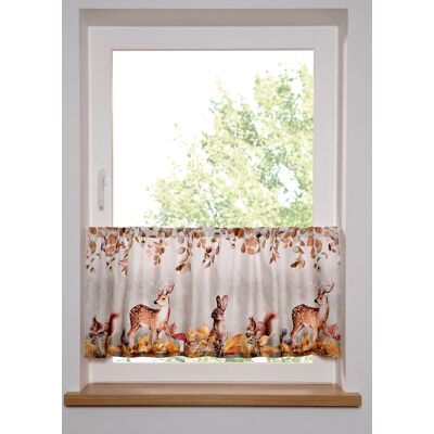 bonprix Vitrážková záclona so zvieracou potlačou D/Š: 30/90 cm unisex bonprix Vitrážková záclona so zvieracou potlačou D/Š: 30/90 cm unisex